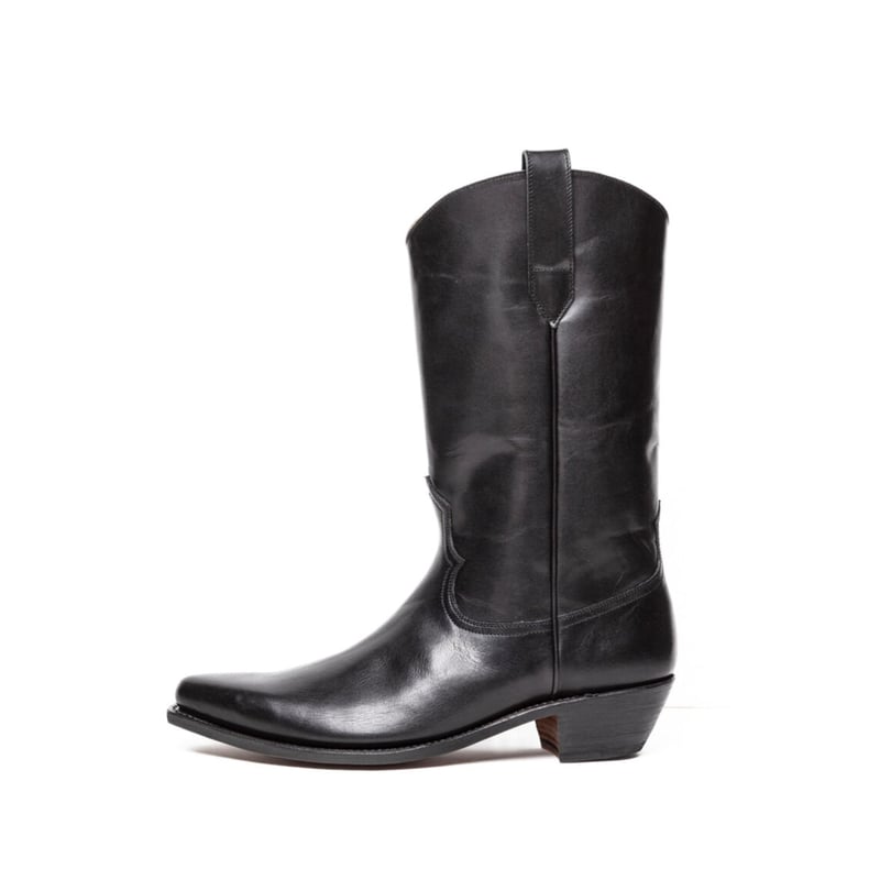 The Letters : WESTERN LONG BOOTS - COWHIDE - |