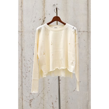 sulvam : Damage Short Knit