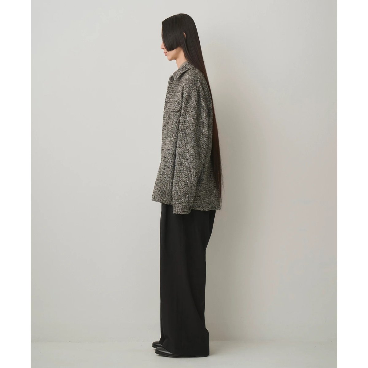 JUHA : FANCY TWEED SHIRT JACKET | BIRTH DAY