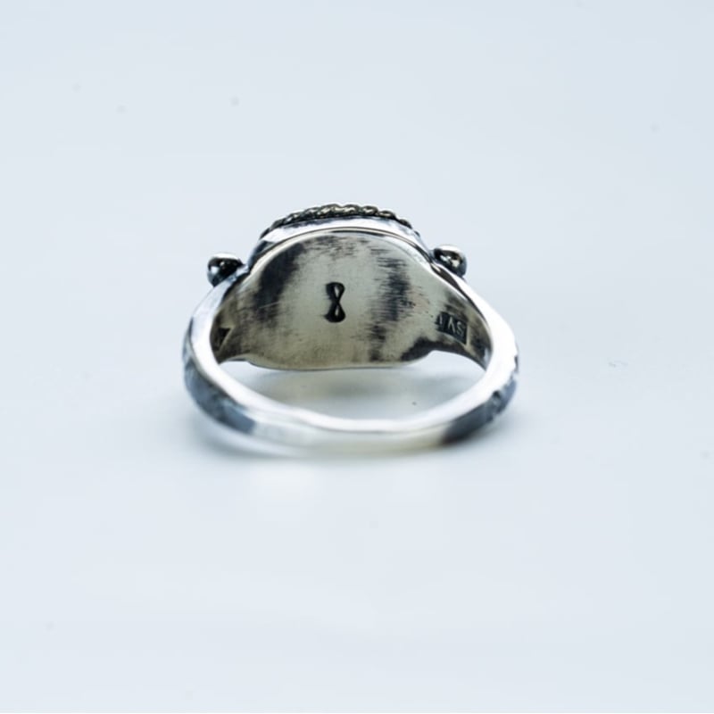 WAKAN SILVER SMITH : R-099 ネイティブスクエアシグネット WAKAN SILVER SMITH : R-099 ネイティブスクエアシグネット
