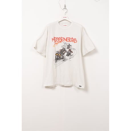 KAMIYA : ″Motorbike Messengers″ Distressed T-shirt