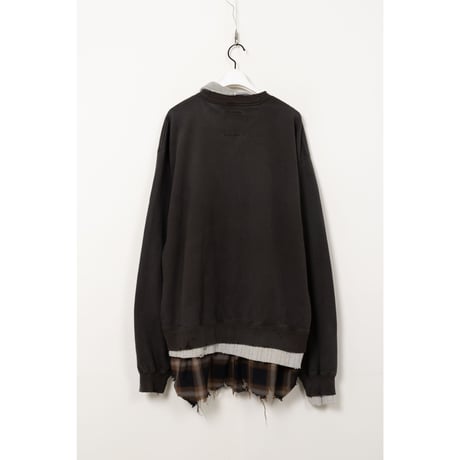 Maison MIHARA YASUHIRO : TRIPLE LAYERED PULLOVER