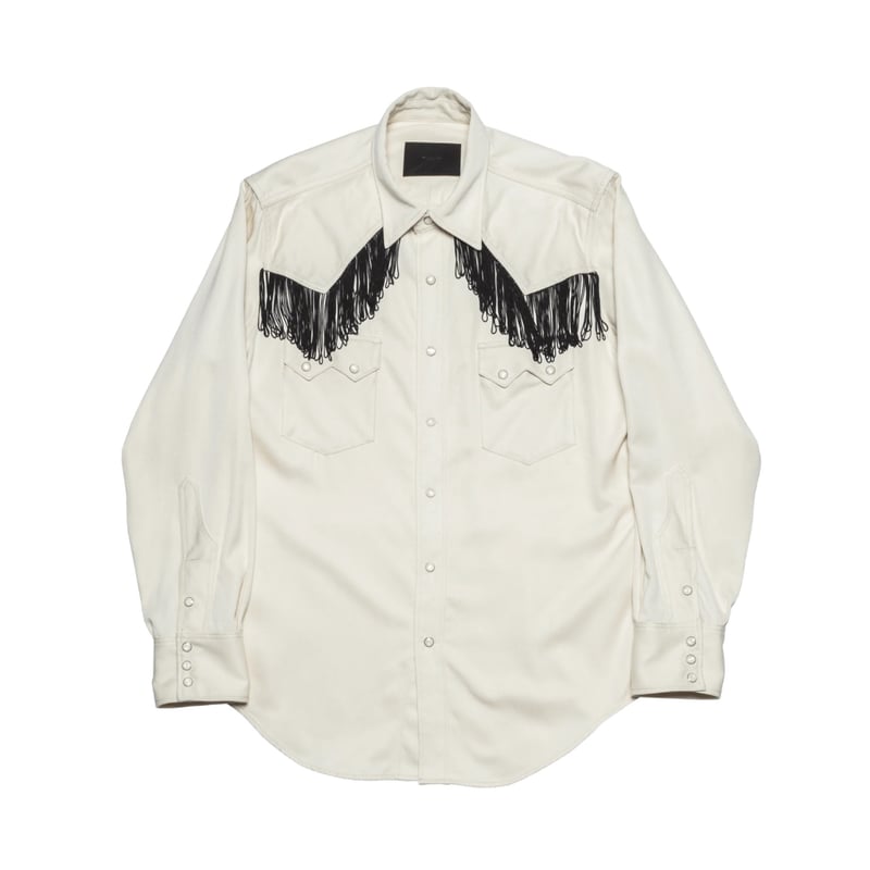 The Letters : FRINGE WESTERN SHIRT - RAYON GABA