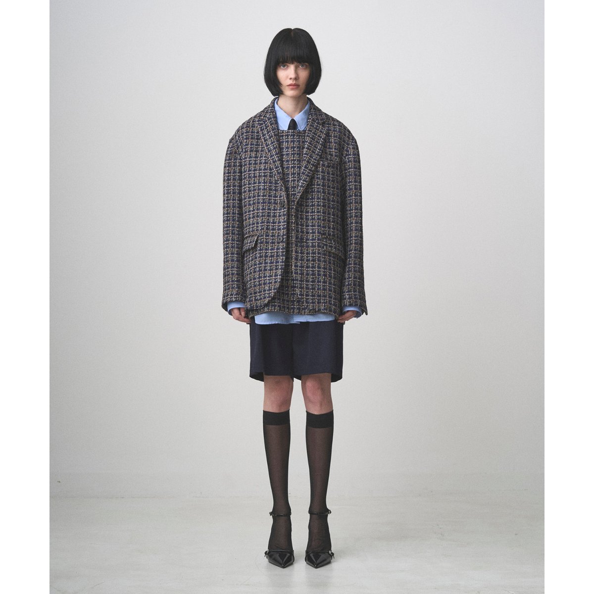JUHA : SUMMER TWEED TAILORED JACKET | BIRTH DAY