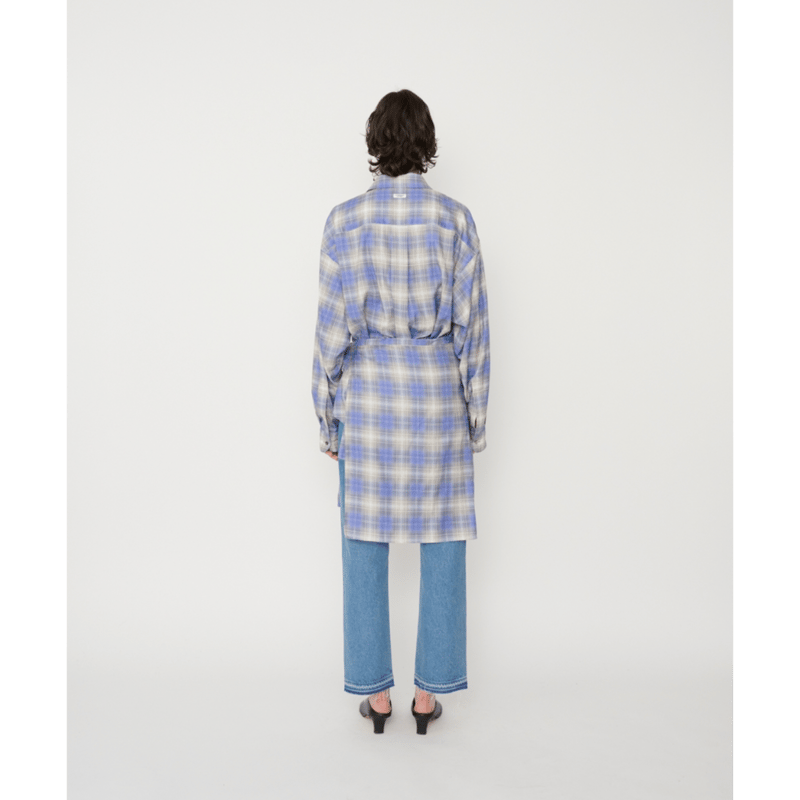 john mason smith プリントチェックシャツ　25AW john mason smith プリントチェックシャツ 25AW