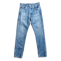 The Letters : 5POCKET TAPERED PANTS -USED WASHED DENIM-
