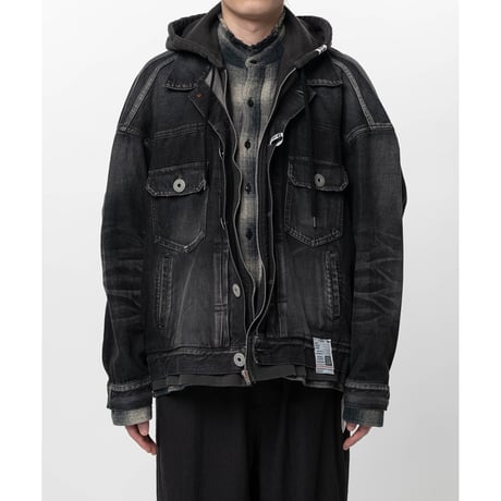 Maison MIHARA YASUHIRO : Triple Layered Denim Jacket
