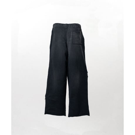 KAMIYA  : Repaired Name Patch Wide Sweat Pants