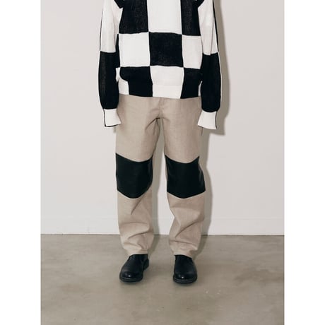 JOHN MASON SMITH : BAGGY TAPERD 5 POCKET PANTS