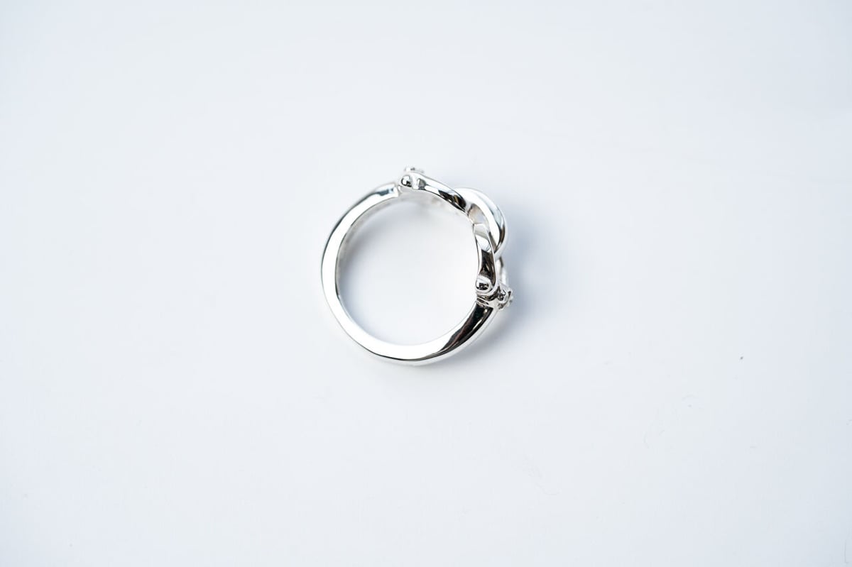 WAKAN SILVER SMITH : R-086 Horse bit ring | BI