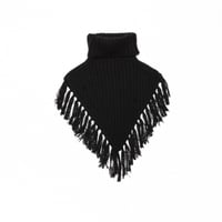 The Letters : KNITTED FRINGE NECK WARMER - WASHABLE WOOL-
