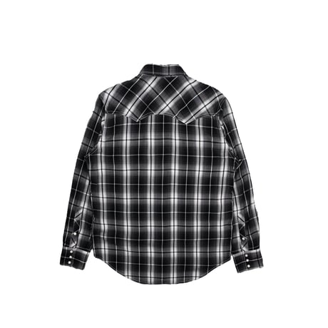The Letters : WESTERN SHIRT -OMBRE CHECK RAYON-