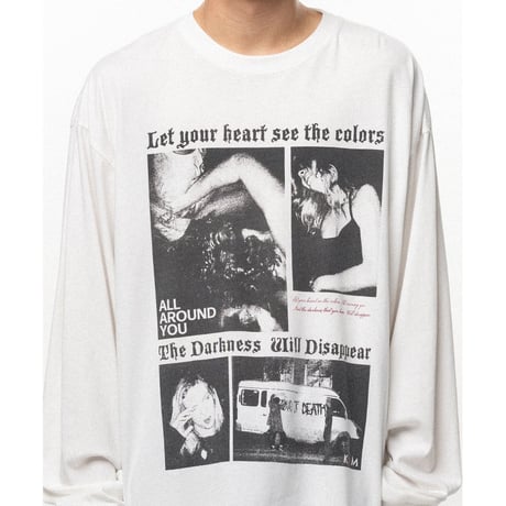 KAMIYA : “ALL AROUND YOU” L/S Tee T/C