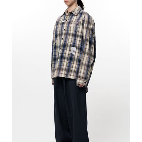 Maison MIHARA YASUHIRO : VINTAGE LIKE CHECK L/S SHIRTS