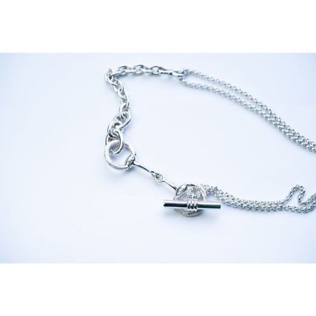 WAKAN SILVER SMITH :  C-036 Horse bit 3way necklace