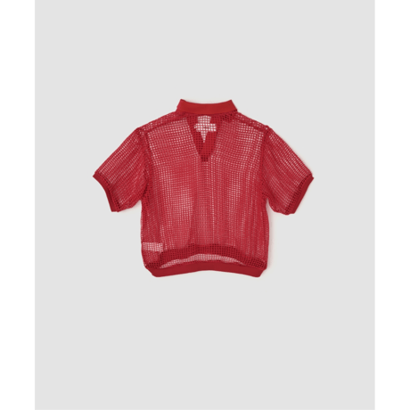 JOHN MASON SMITH / JANE SMITH : SQUARE MESH SKIPPER POLO