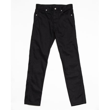 The Letters:CLASSIC 5POCKET TAPERED PANTS -WASHED STRETCH DENIM-