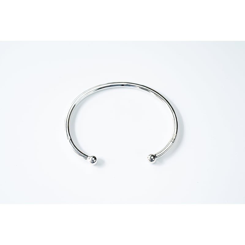 アクセサリー WAKAN SILVER SMITH Double ball bangle WAKAN SILVER SMITH : BN-059 Double ball bangle