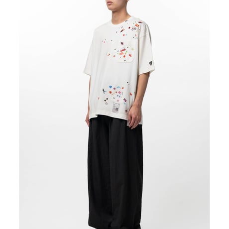 Maison MIHARA YASUHIRO : Kids Sticker Printed T-shirt