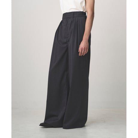 JUHA : EXTREME WIDE PINSTRIPE PANTS