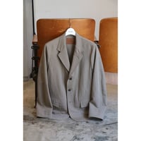 The Letters : WORKERS BLAZER - HARD TWIST YARN LINEN WOOL -