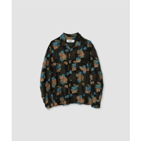 JOHN MASON SMITH / JANE SMITH : FLOWER JACQUARD OPEN COLLAR SHIRT
