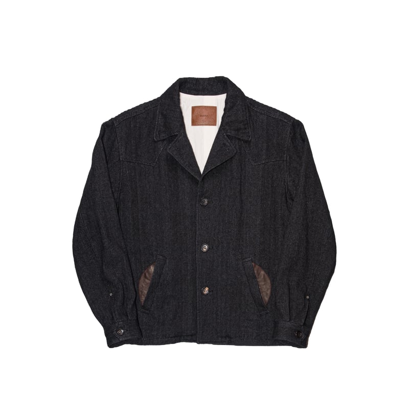 The Letters : RANCH JACKET - WOOL LINEN TWEED -