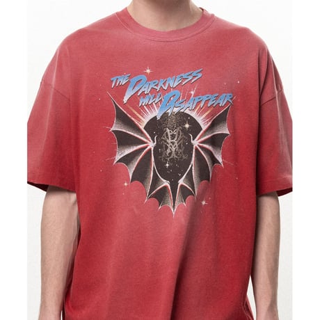 KAMIYA : "THE DARKNESS WILL DISAPPEAR" Distressed T-shirt