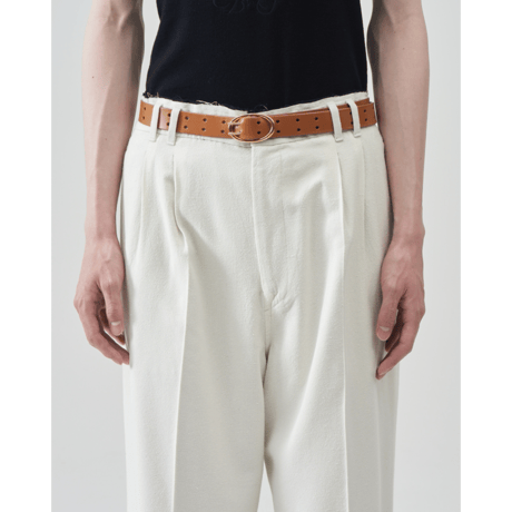 BED j.w FORD : COTTON SILK PILLING WIDE TROUSERS