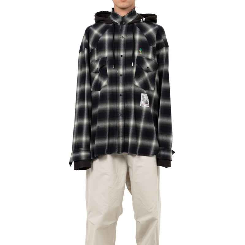 Maison MIHARA YASUHIRO : Hoodie Combine Checker