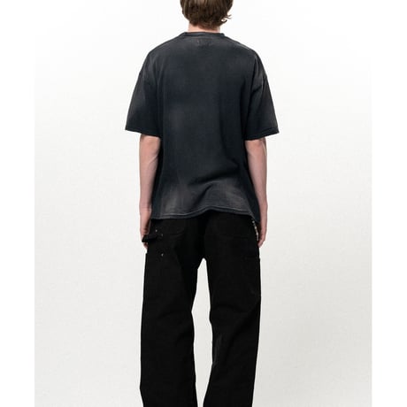 KAMIYA : "REAL TORCH" Distressed Pocket T-shirt