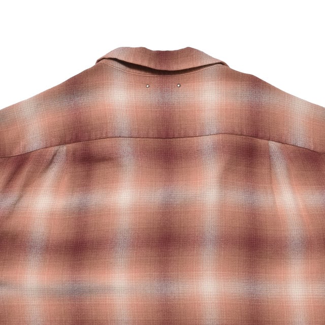 MINEDENIM : R.Flannel Ombre Open Collar SH | BI