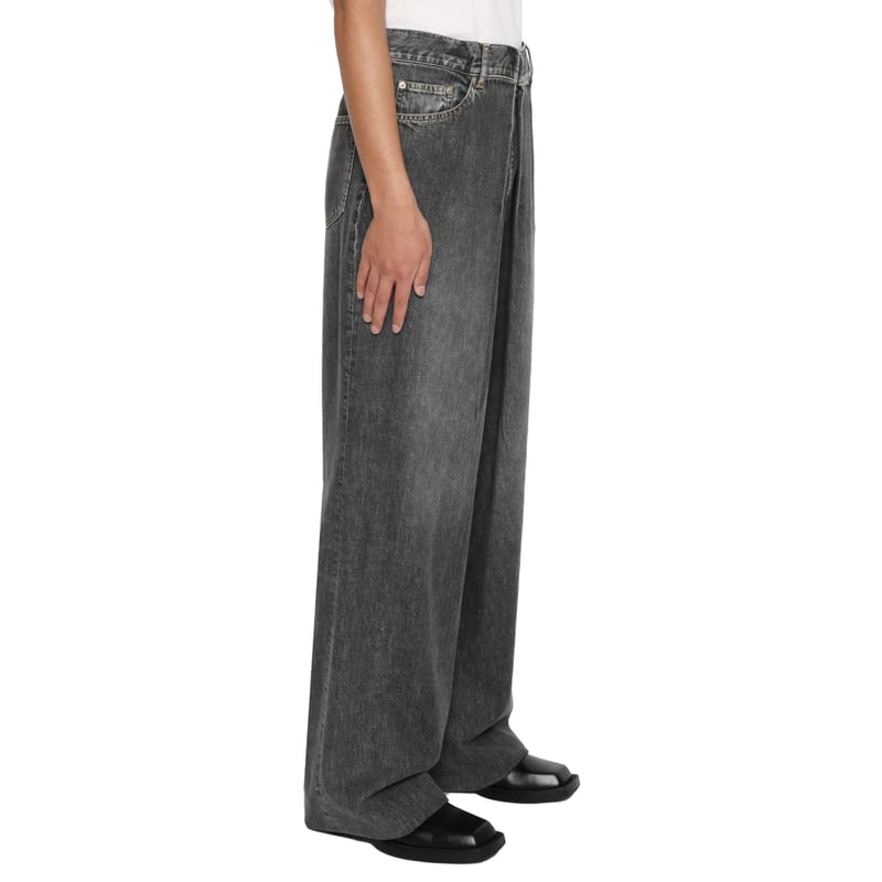 パンツ JOHN LAWRENCE SULLIVAN super wide pants Washed Denim Super Wide Pants