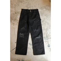 KAMIYA : BORO Duck Painter Pants