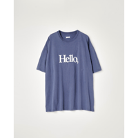 NAME. : LOOSE FIT PRINT TEE -HELLO,GOOD BUY!-