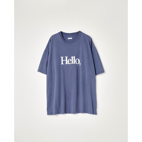 NAME. : LOOSE FIT PRINT TEE -HELLO,GOOD BUY!-