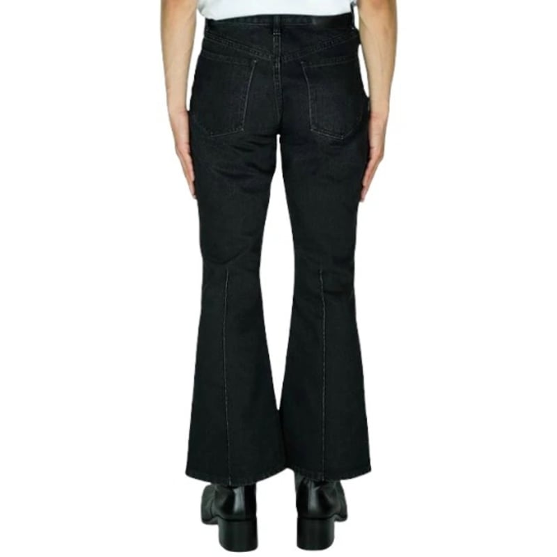 【最終値下げ】JOHN LAWRENCE SULLIVAN フレアデニム 黒46 JOHN LAWRENCE SULLIVAN : FLARED DENIM PANTS | B