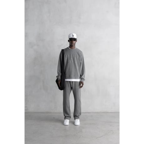 STAMPD : LA CREWNECK - SNOW WASHED
