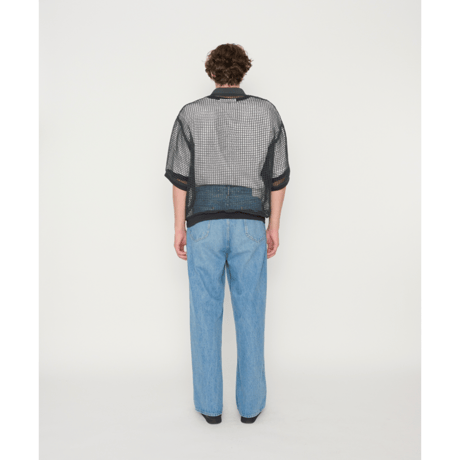 JOHN MASON SMITH / JANE SMITH : SQUARE MESH SKIPPER POLO