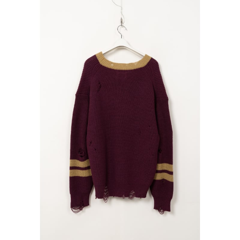 お*め様 【懇願・大出血】KAMIYA School V-neck Sweate KAMIYA : SCHOOL V-NECK SWEATER | BIRTH DAY