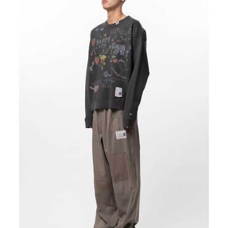 Maison MIHARA YASUHIRO : Kids Doodle Printed Sweatshirt