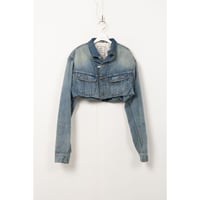 Maison MIHARA YASUHIRO : CROPPED DENIM JACKET