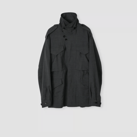 JOHN MASON SMITH / JANE SMITH : WASHABLE WOOL TROPICAL M-43 MILITARY JACKET