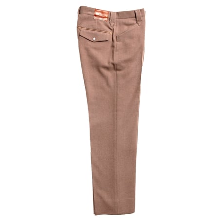 The Letters : WESTERN TROUSERS - WOOL OX MILD -