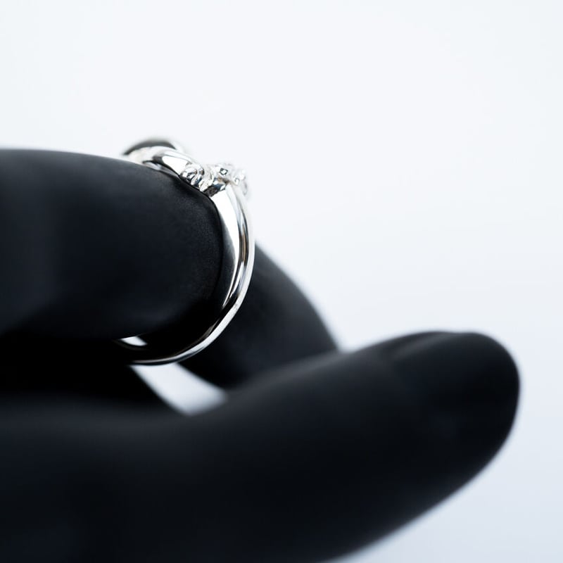 WAKAN SILVER SMITH : R-086 Horse bit ring | BI