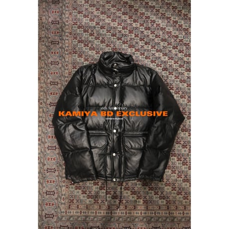 【予約デポジット】KAMIYA : BD Exclusive Leather Down Jacket
