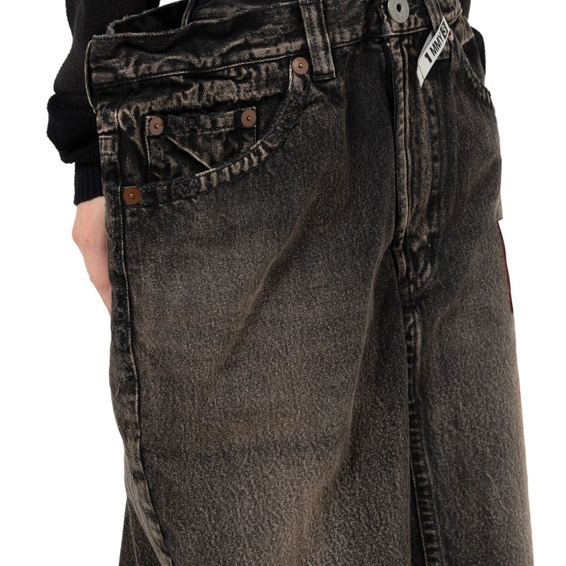 Maison MIHARA YASUHIRO:Huge Layered Denim Skirt