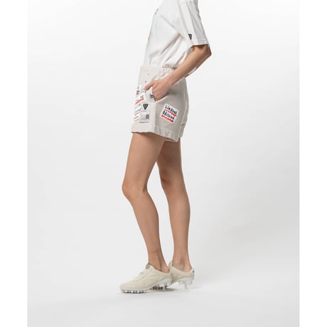 Maison MIHARA YASUHIRO : Embellished Sticker Sweat Shorts