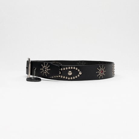 "HTCXX × KAMIYA" : Studded Leather Belt