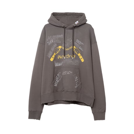 Maison Mihara Yasuhiro × Mendrill【General Scale】: Distressed Hoodie